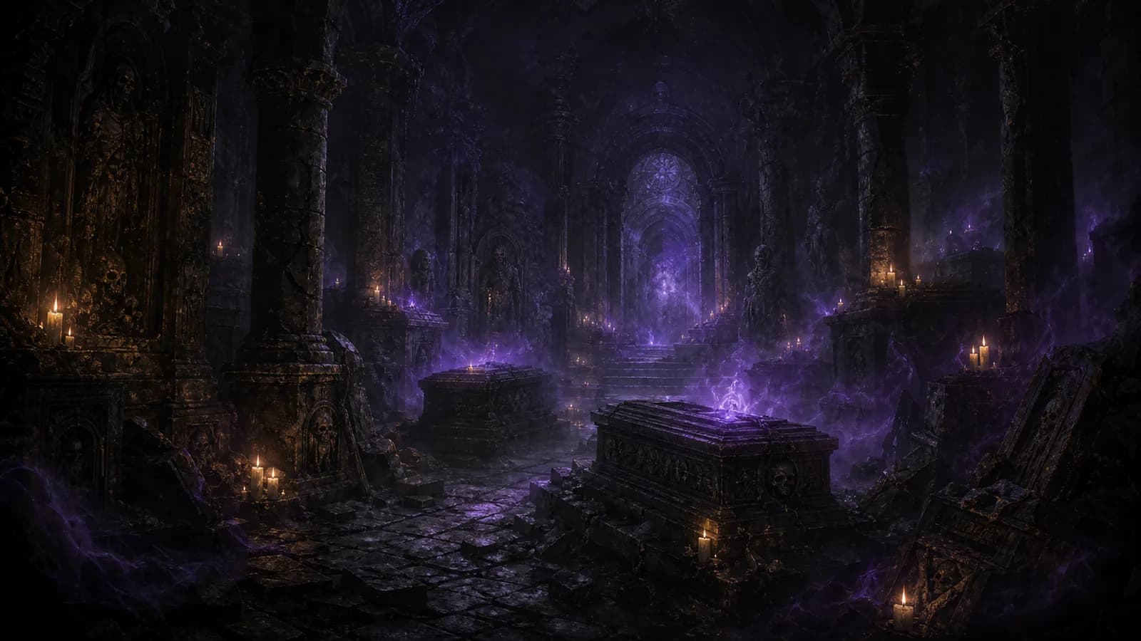 Forgotten Crypt dungeon concept art
