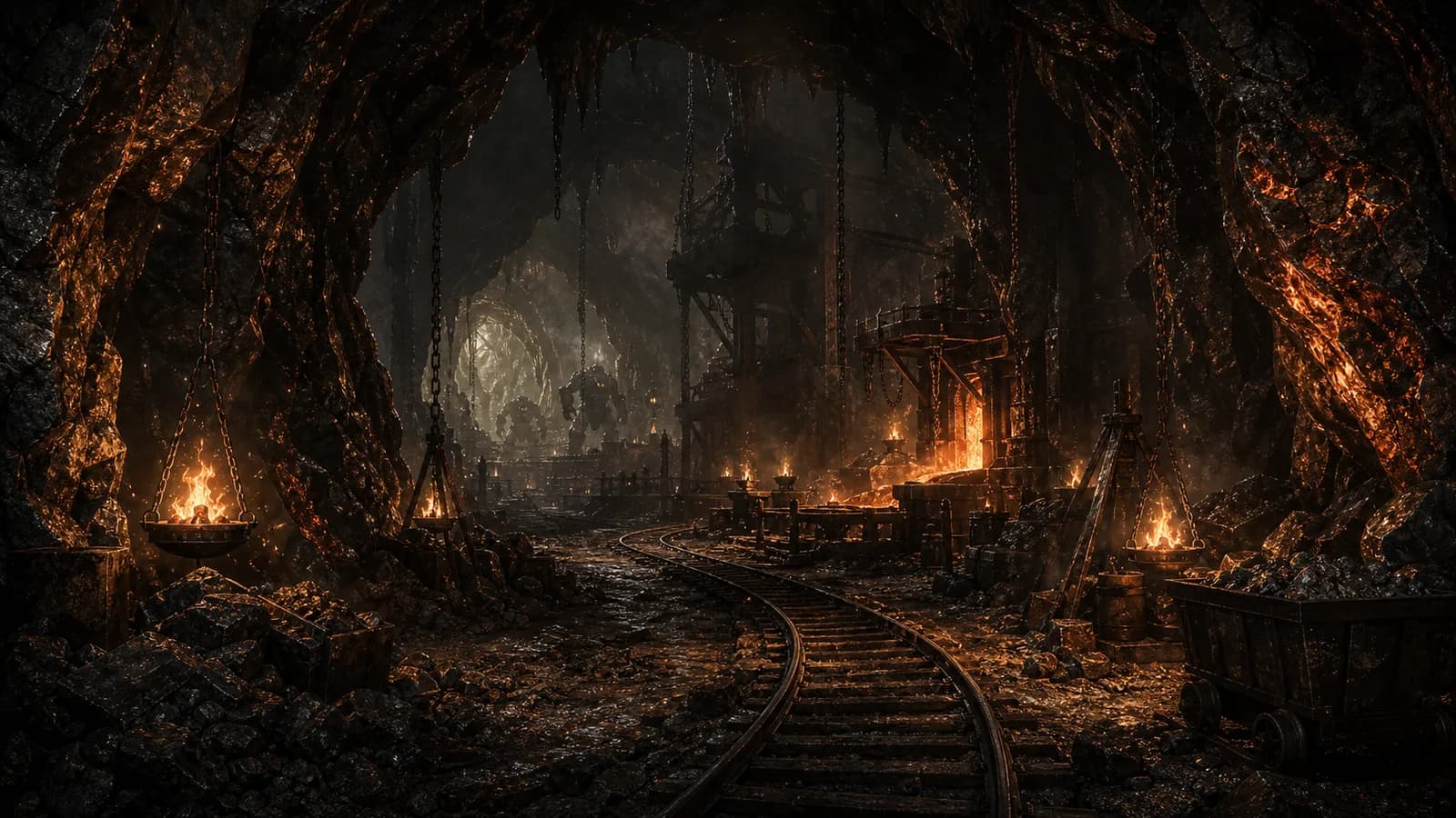 Iron Cave dungeon concept art