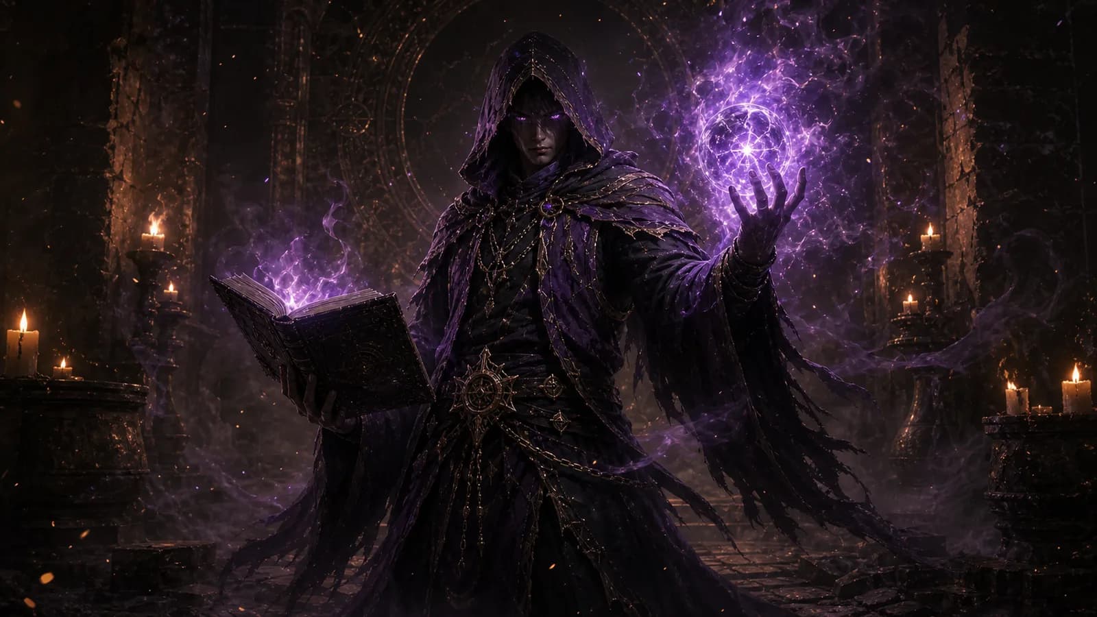 Mage ritual burst concept art